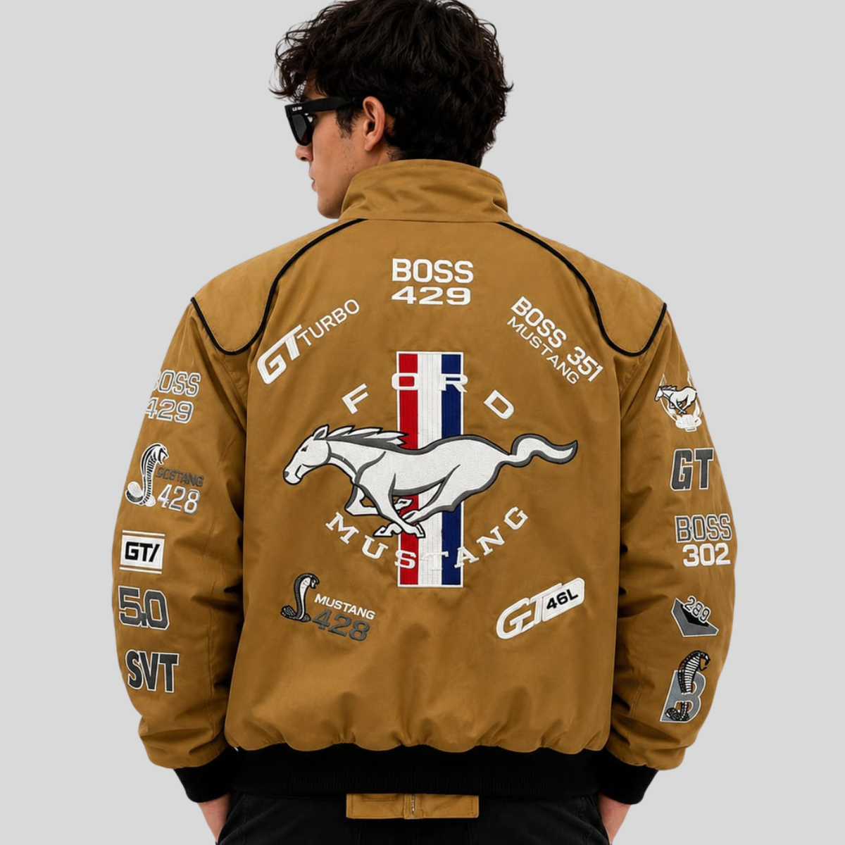 Mustang Vintage Racing Jacket - Camel Edition