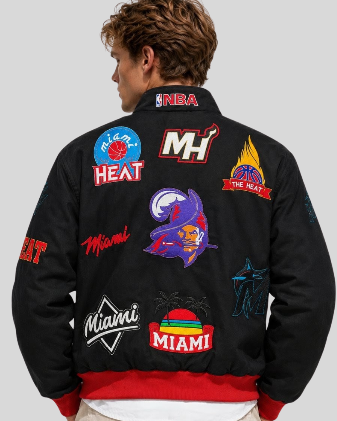 Miami Vintage Racing Jacket - Black Edition